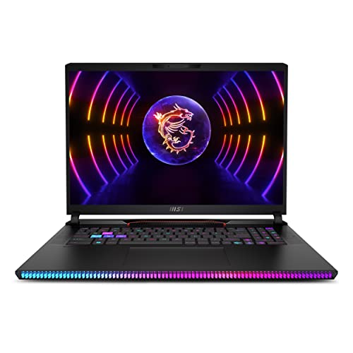 MSI Raider GE77HX 17.3" FHD 360Hz Gaming Laptop Intel Core i7-12800HX RTX3080TI 16GBDDR5 1TB NVMe SSD Win11 - Dark Grey (12UHS-074)