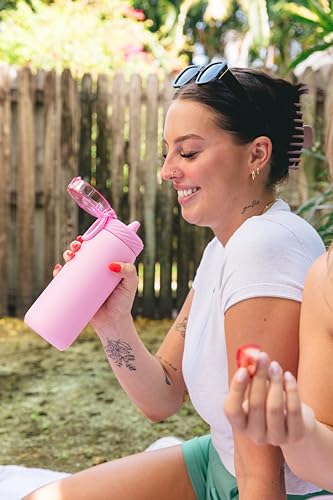 Ello Cooper 32oz Stainless Steel Water Bottle with Straw and Handle Q4598