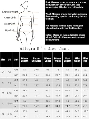 Allegra K Women's 2 Piece Collarless Peplum Blazer & Pencil Skirt Suit O164