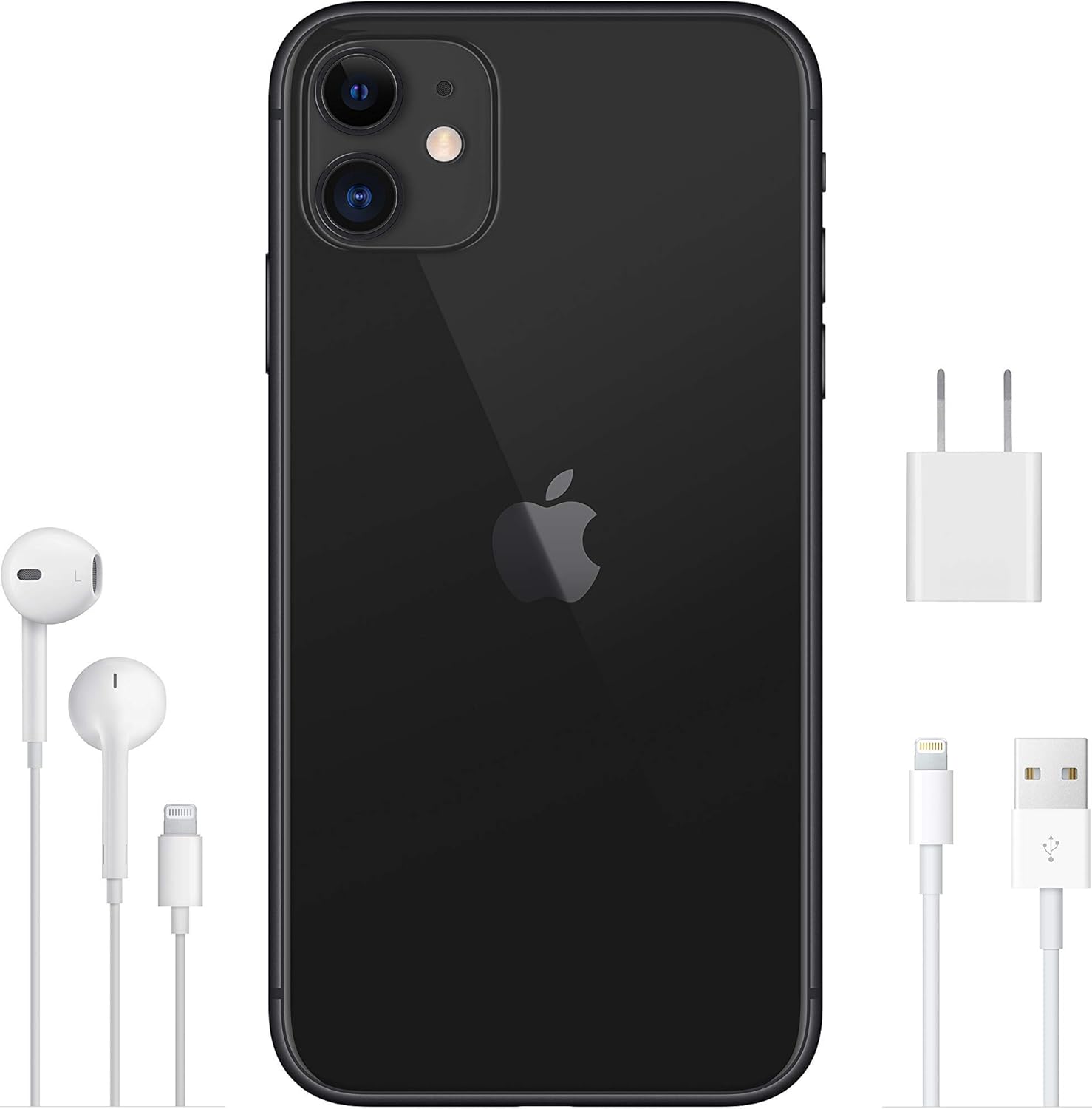 Apple iPhone 11 64GB Black Locked Cricket Wireless Renewed V772