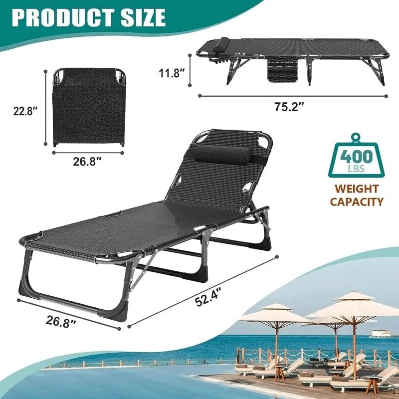 Folding Camping Cot for Adults with Mat, Heavy Duty Outdoor Sleeping Bed B58096
