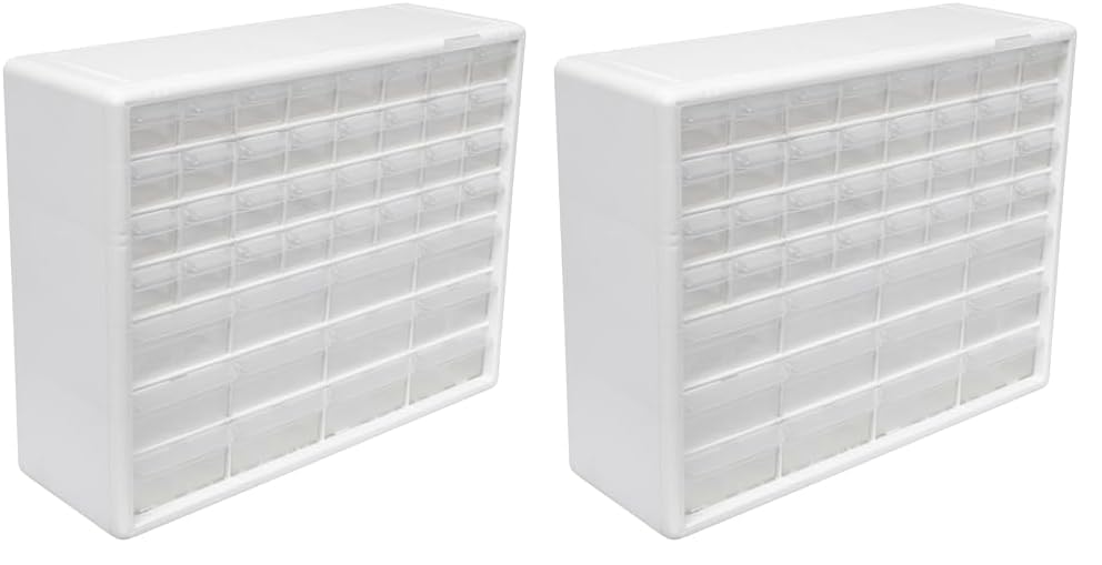 Akro-Mils 24-Drawer Plastic Storage Cabinet, Black I624065