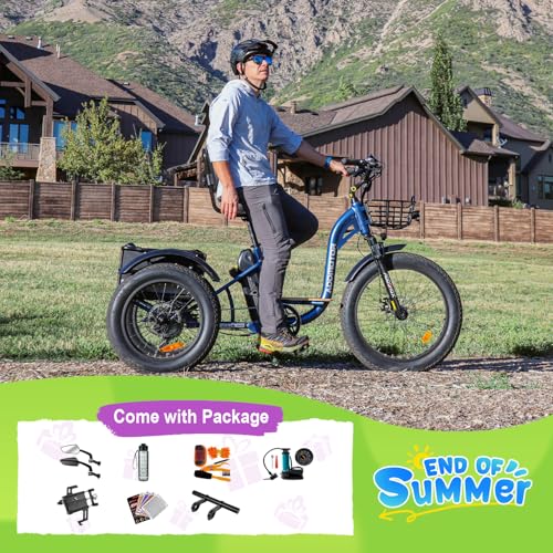ADDMOTOR Grandtan II Electric Trike for Adults, 750W, 48V 20Ah X1426
