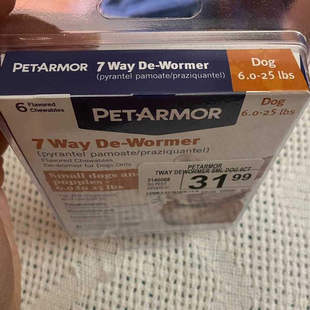 PetArmor 7 Way De Wormer for Dogs O49122