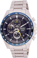 SEIKO Chronograph Motor Sports 100m Blue Dial Watch SSB321P1