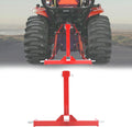 ECOTRIC 3 Point 2" Receiver Trailer Hitch Category 1 Tractor Gooseneck Drawbar Adapter Red Towing Hitch