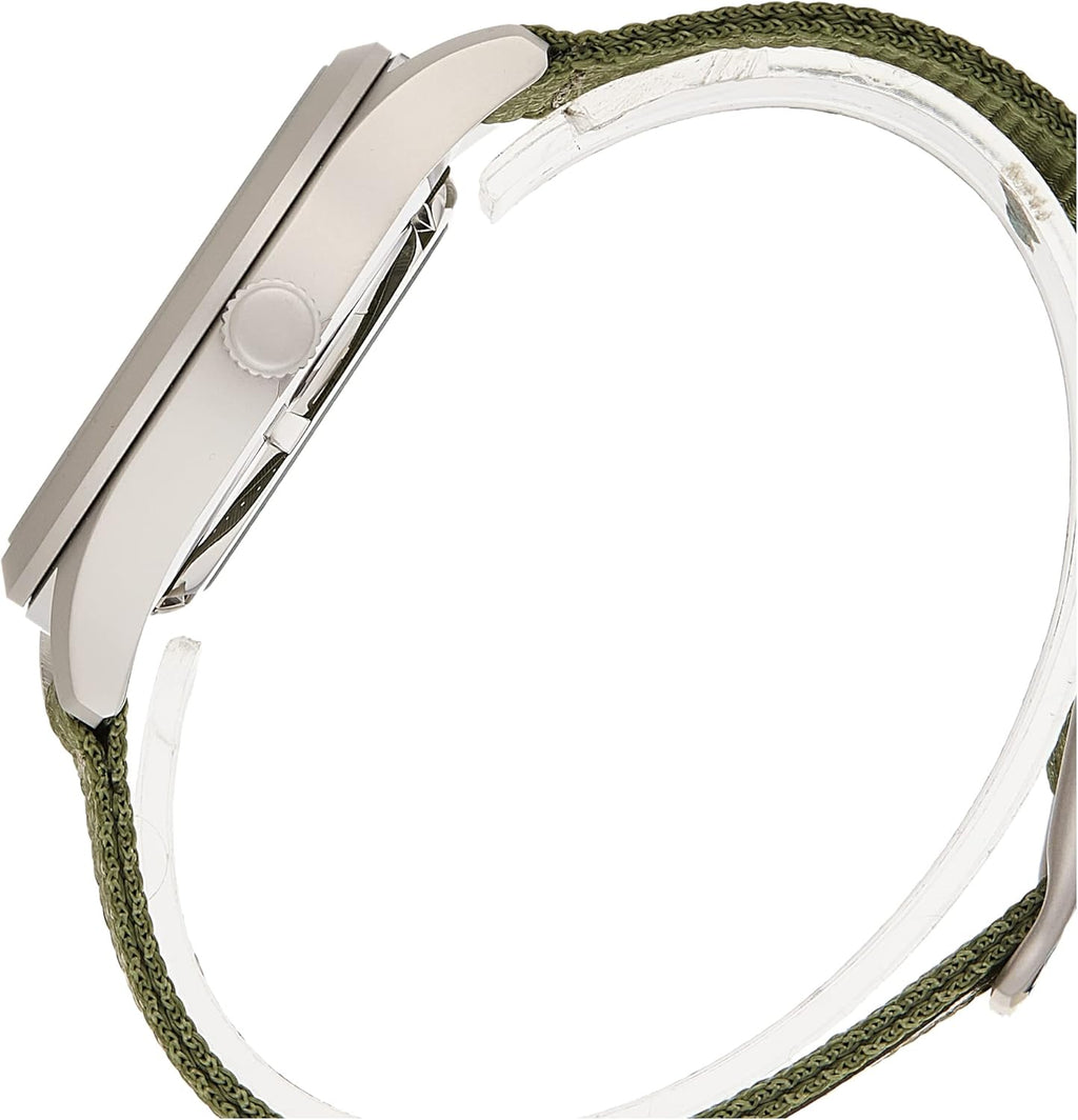 Seiko SNZG09K1 Men's Automatic Watch with Green Fabric Strap, 42mm X1808