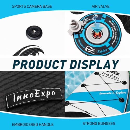 InnoExpo Inflatable Stand Up Paddle Board with Premium Accessories C20354