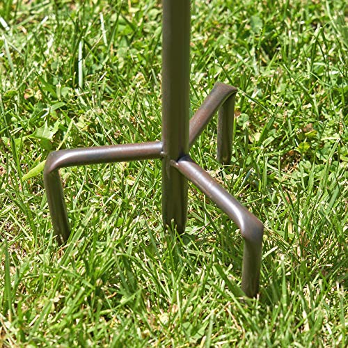 Large Copper Multi-Birdhouse Stakes for 4 Bird Families A740