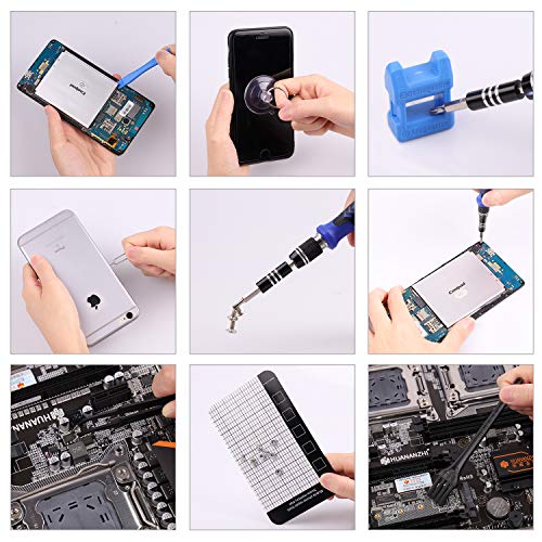 Precision Screwdriver Set 124-Piece Magnetic Computer Repair Kit A406448