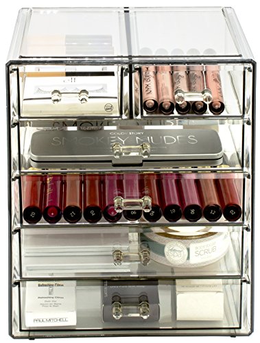 Sorbus Acrylic Makeup Organizer with 3 Large and 4 Small Drawers P627481