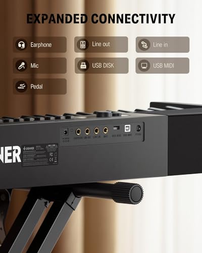 Donner DEP-20 Lite Beginner Digital Piano 88 Key Weighted Portable Set U477