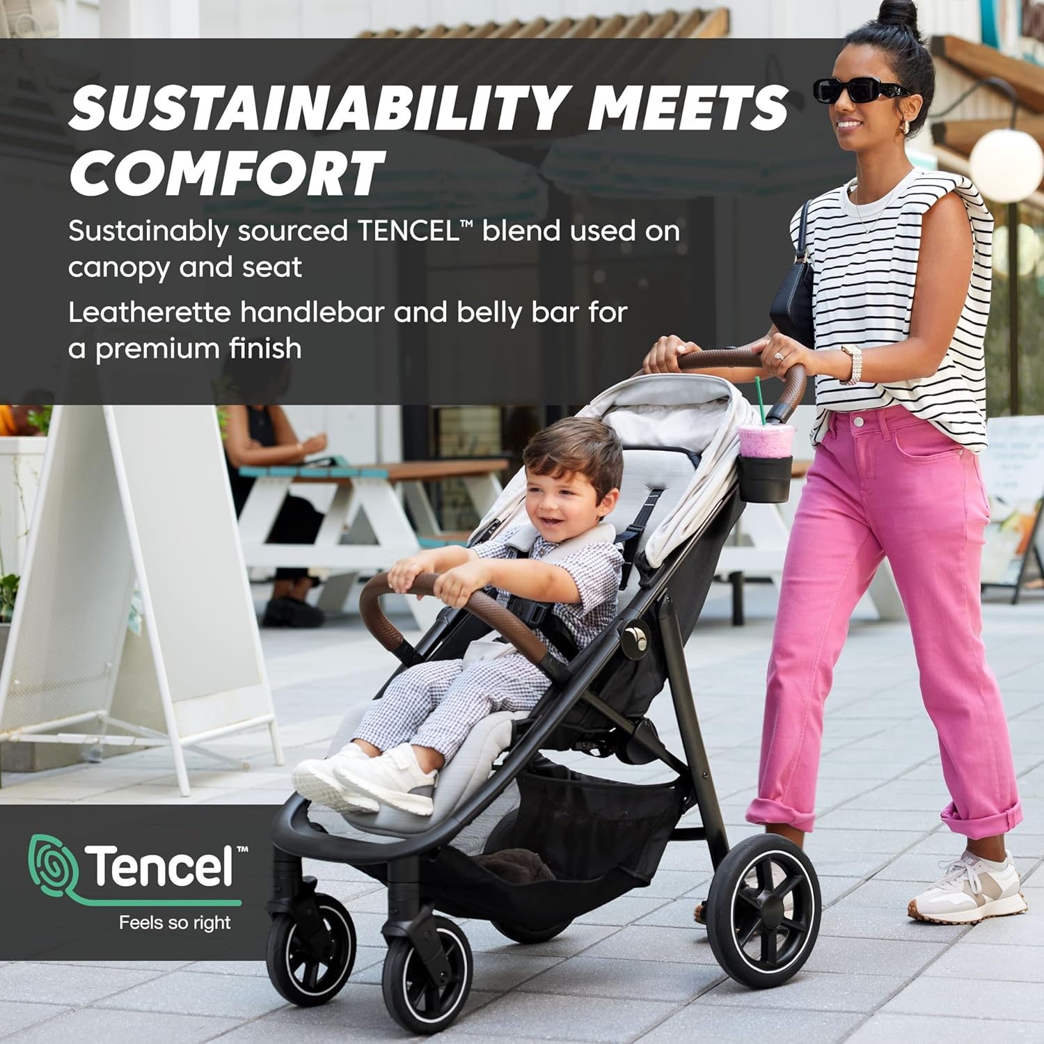 Baby Jogger City Mini Air Lightweight Stroller with All-Terrain Wheels P9892