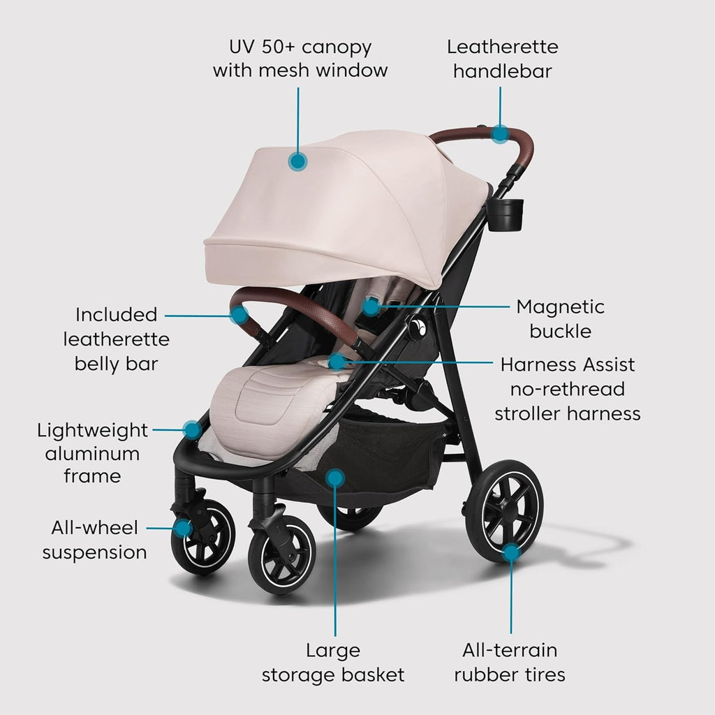 Baby Jogger City Mini Air Lightweight Stroller with All-Terrain Wheels P9892