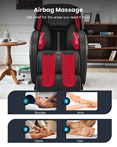 Full Body Massage Chair Zero Gravity Shiatsu Recliner with Heat U943