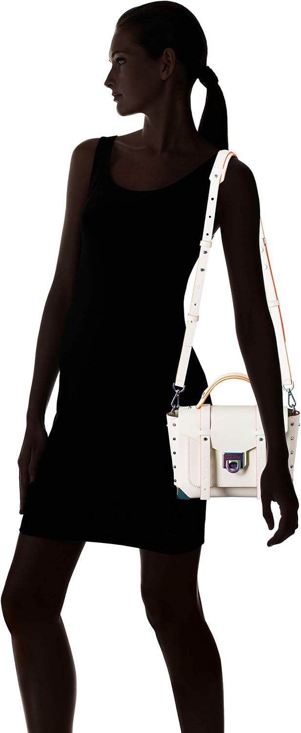 MICHAEL Michael Kors Manhattan Medium Top-Handle Satchel Optic White O5302