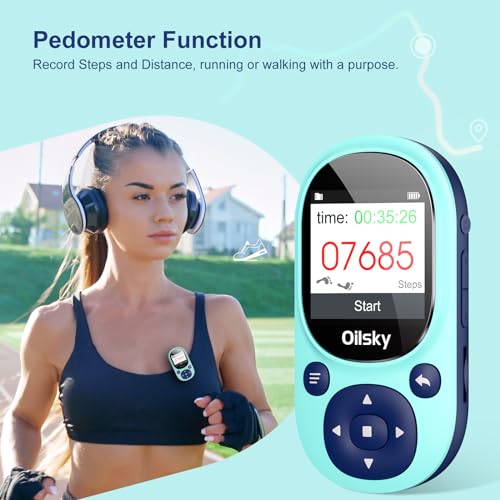 64GB Bluetooth MP3 Player with Clip, FM Radio, Micro SD Expansion L14145