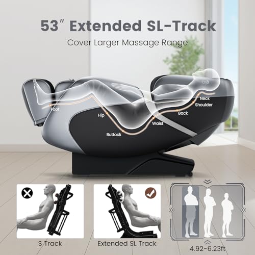 Relaxe Zero Gravity Shiatsu Massage Chair with Heating, Brown X254294
