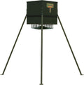 Texas Hunter Wildlife & Deer Feeder w/ 8-Foot Heavy-Duty Extension Legs - 650 lb. Corn Capacity - Model TF650L8 …