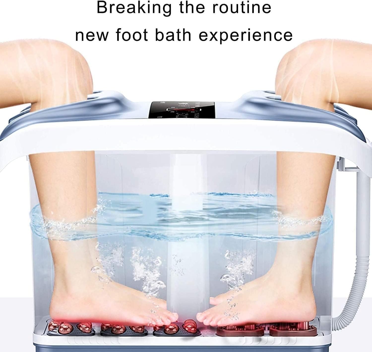 Foot Spa Bath Massager with Heat, Bubble Jets and Massage Rollers L730962