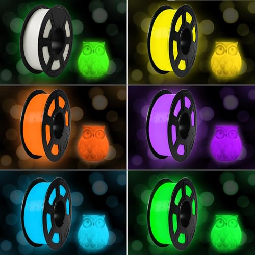 SUNLU 3D Printer Filament Bundle Multicolor PETG 1.75mm, 8 Pack, 2kg Total V41641