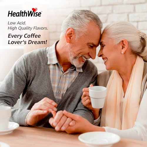 Healthwise Low Acid Coffee K-Cups Classic Columbian Supremo, 36 Count (Pack of 3) C27190