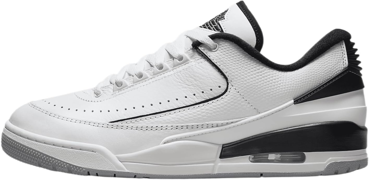 Jordan 2/3 Men's Shoes (FD0383-100, White/Sail/Cement Grey/Black) Size 12