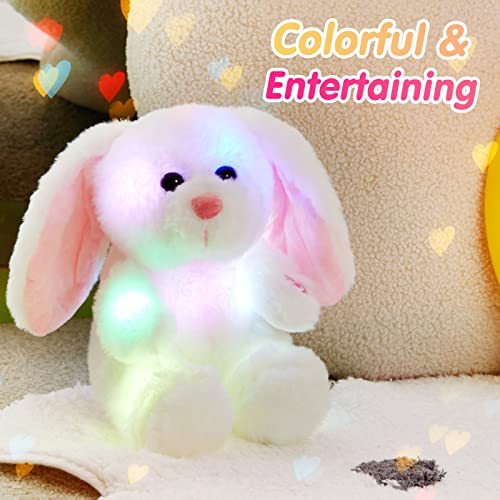 BSTAOFY 20'' Light Up Shark Stuffed Animal Glow Plush Toy I17161