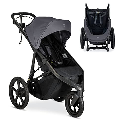 BOB Gear Wayfinder Travel System, Infant Car Seat and Stroller Combo, Nightfall
