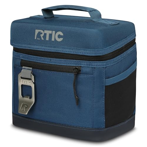 RTIC 6 Can Everyday Cooler, Soft Sided Portable Insulated Cooling for Lunch, Beach, Drink, Beverage, Travel, Camping, Picnic, for Men and Women
