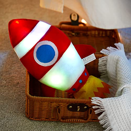 BSTAOFY 20'' Light Up Shark Stuffed Animal Glow Plush Toy I17161