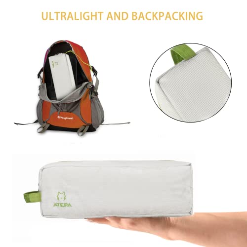 ATEPA Ultralight Folding Camping Cot for Adults, Portable Sleeping Bed, Beige O8465