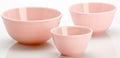 3 Piece Mixing Bowl Set. Mosser Glass American Made (Crown Tuscan)