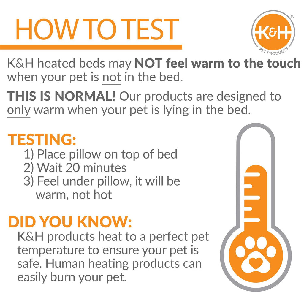 K&H Lectro-Soft Outdoor Heated Pet Bed G297986