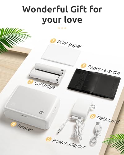 HPRT 4x6 Portable Photo Printer with Bluetooth and WiFi I76239