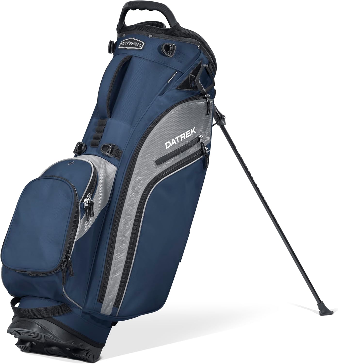 Datrek Go Lite Hybrid Golf Stand Bag, 14 Way Top with Full Length Individual Dividers, Lightweight, Removable Dual Shoulder Straps, 6 Pockets
