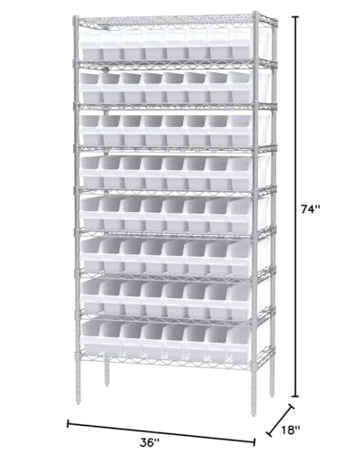 Akro-Mils 24-Drawer Plastic Storage Cabinet, Black I624065