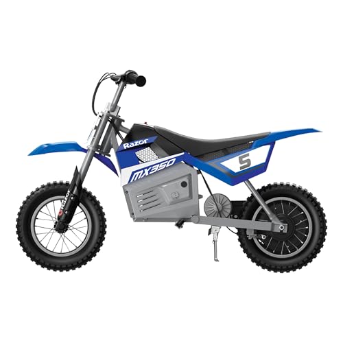 Razor MX350 Dirt Rocket Electric Motocross Bike, Blue L3547