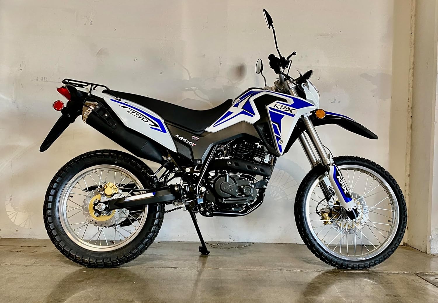 LIFAN KPX 250CC Dual Sport Enduro Motorcycle - Blue N76967