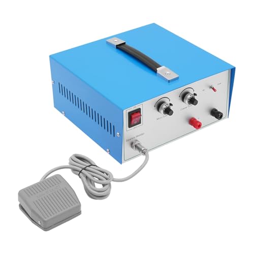Jewelry Spot Welder, 500W Adjustable Pulse Welding Machine with Foot Pedal B1280