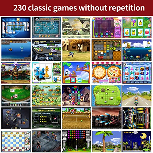 16 Bit Handheld Game Console for Kids with 230 HD Classic Retro Games K20118
