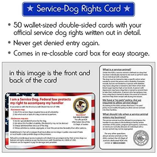 Pelto Service Dog Vest with ID Tag and ADA Cards D119