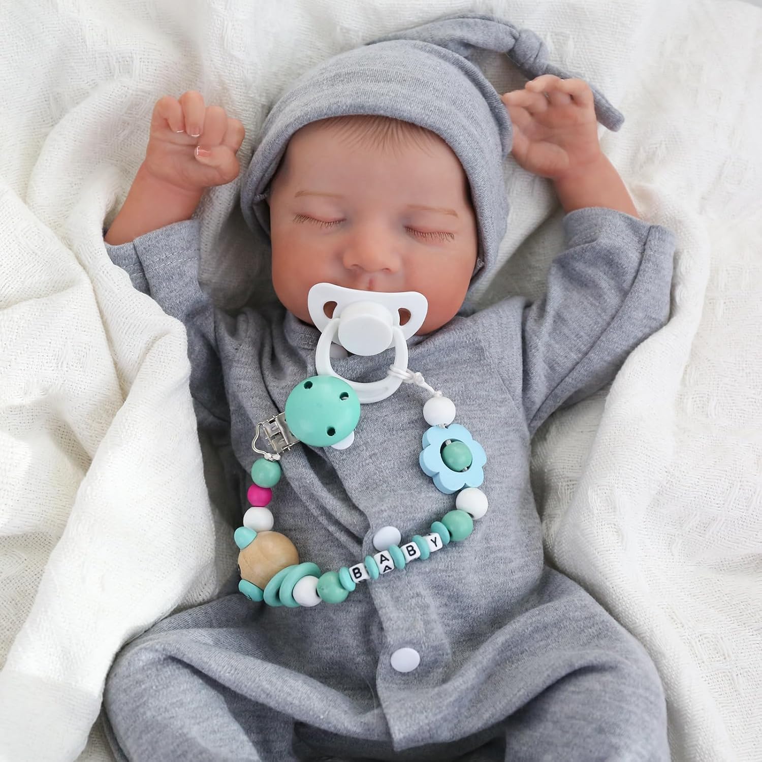 WOOROY Realistic Reborn Baby Doll Levi - 18 Inch Full Vinyl Boy Doll C312