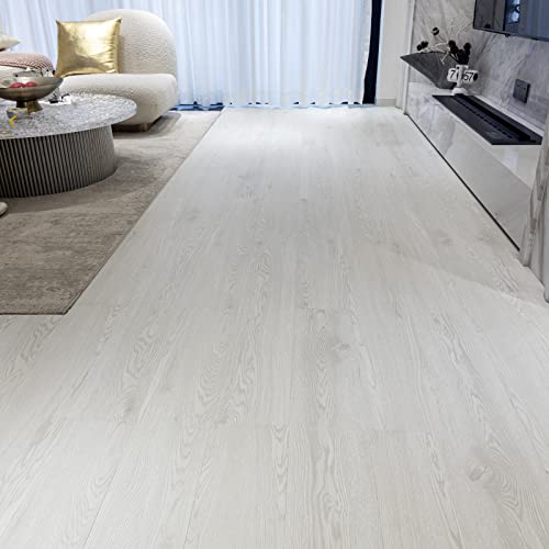 Self Adhesive Vinyl Flooring Planks Wood Effect Waterproof Grey 36pcs U963416
