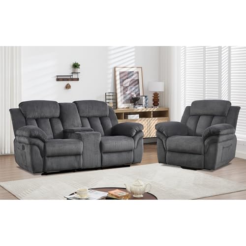 CANMOV 46" Wide Power Lift Recliner Chair for Elderly, with Massage and Heat, Light Brown K346927