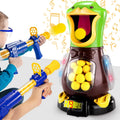 Babyhome Duck Shooting Toys for Kids 3-5 Years, 2 Packs of Toy Foam Blasters with Movable Target, Interactive Competition Game Gift for Boys and Girls Ages 6 7 8 9+ Years Old