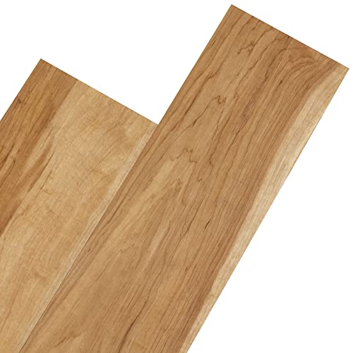 Self Adhesive Vinyl Flooring Planks Wood Effect Waterproof Grey 36pcs U963416