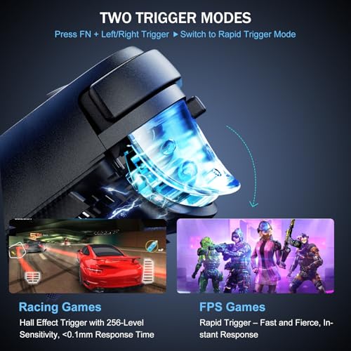 G-STORY Mobile Gaming Controller USB-C Wired & Bluetooth for Android, Dual Hall Joysticks R841650