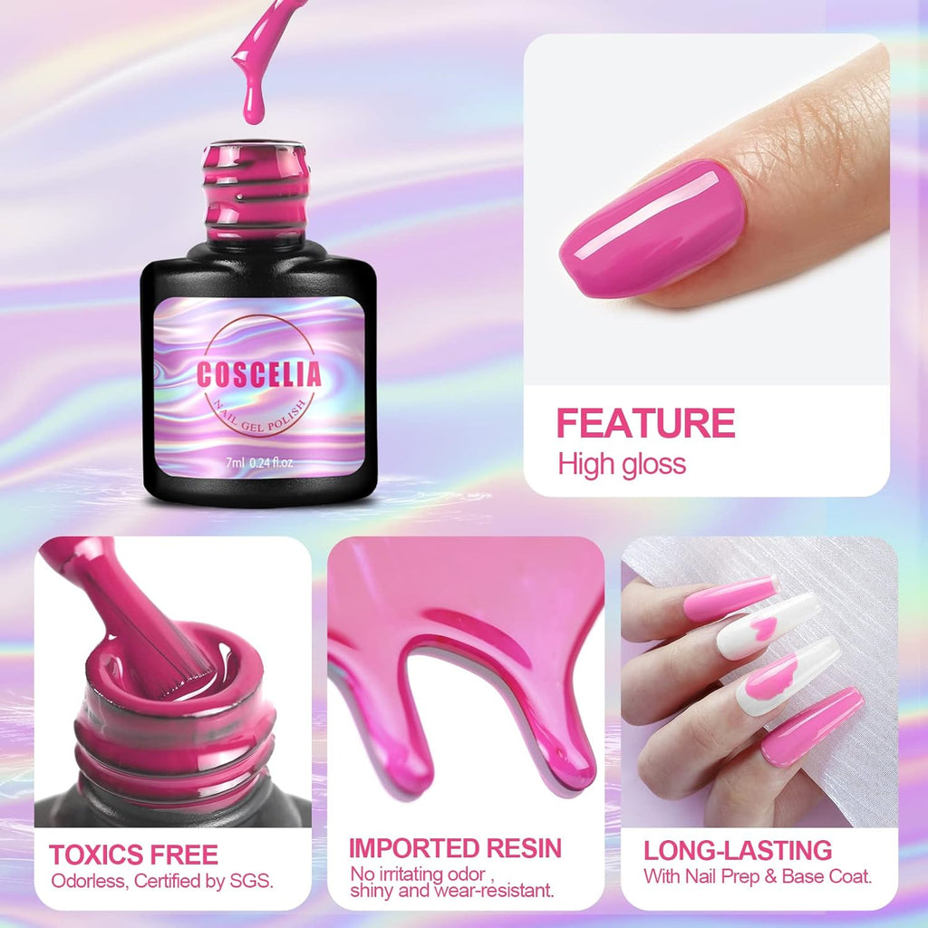 Gel Nail Polish Kit with UV Light and Drill Starter Set for Women S4212
