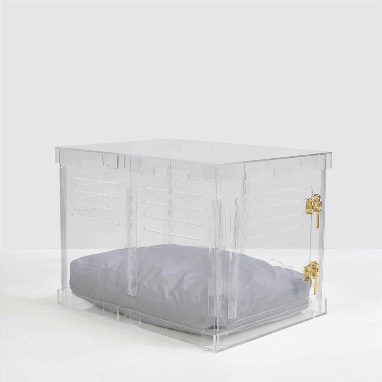 Hiddin Clear Dog Crate to Gate B3124